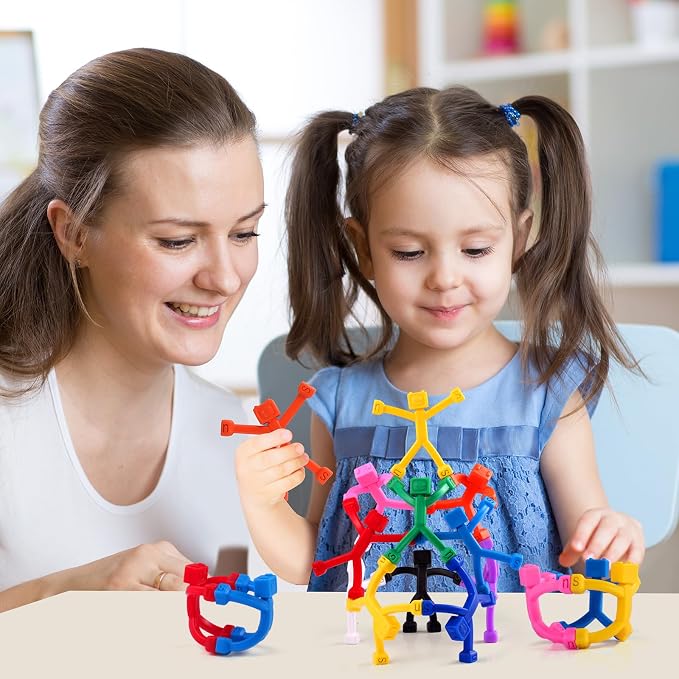 12pcs Magnetic Robote Figures for Kids 3-8 Travel STEM Fidget Toy - Image 5
