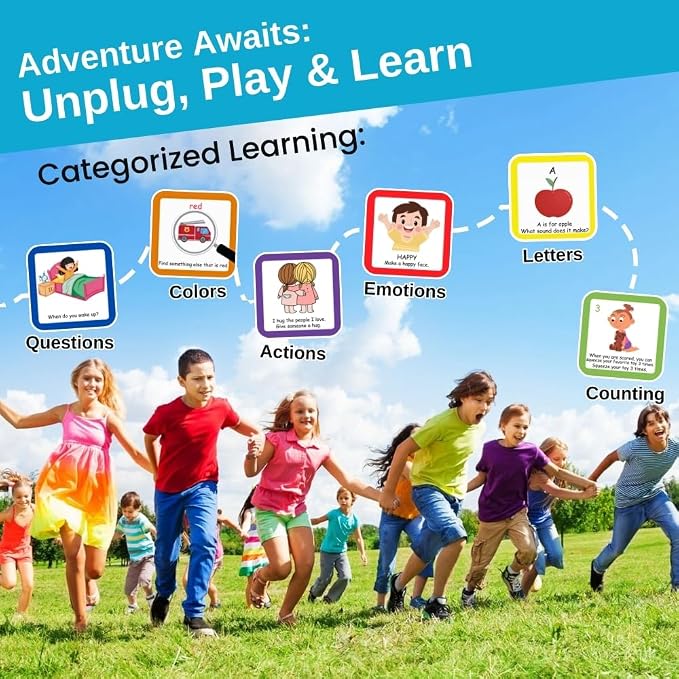 Thought-Spot Play & Learn Cube | Roll and Play Game for Toddlers | First Educational Game Ages 18+| Teaches Colors, Numbers, Letters, Emotions | Soft Cube with Activity Cards | Speech Therapy - Image 5