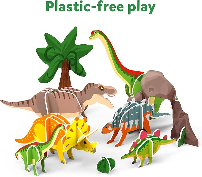 Skillmatics STEM Building Toy – My World Land of Dinosaurs - Image 3