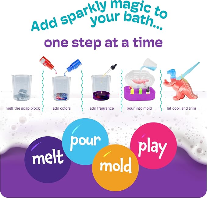 Dino Soap Making Kit For Kids - Dinosaur Science Toys Kits - DIY Craft Kit - Image 5