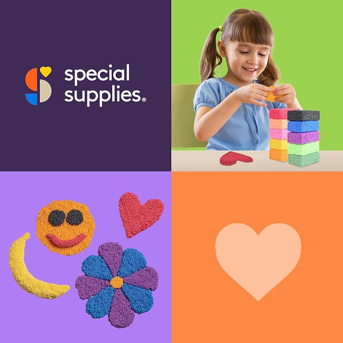 Special Supplies Fun Foam Modeling Foam Beads Play Kit, Children’s Educational Clay for Arts Crafts Kindergarten, Preschool Kids Toys Develop Creativity, Motor Skills (10) - Image 4