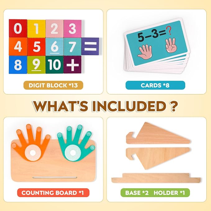 MOTREE Preschool Math Manipulatives Learning Toys for Toddlers 2-4 - Image 6