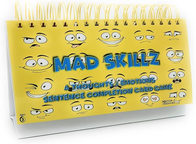 Sentence Builder and Story Builder 2 Games in 1 and Mad Skillz A Thoughts and Emotions Sentence Completion Card Game for Taking Control of Feelings Emotions Autism ADHD - Image 7