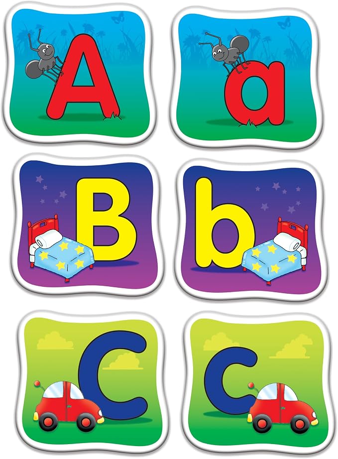 The Learning Journey: Match It! Memory - Alphabet - Capital and Lowercase Letter Matching Game with 26 Matching Pairs - Memory Games for Kids 3 and Up - Award Winning Toys - Image 2