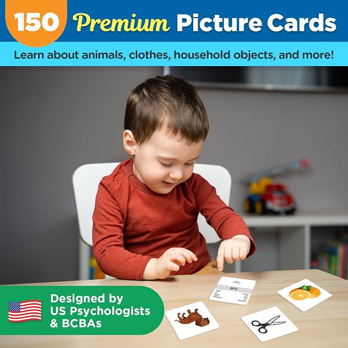 ThinkPsych First Nouns Flash Cards - 150 Picture Cards for Speech Therapy - Image 2