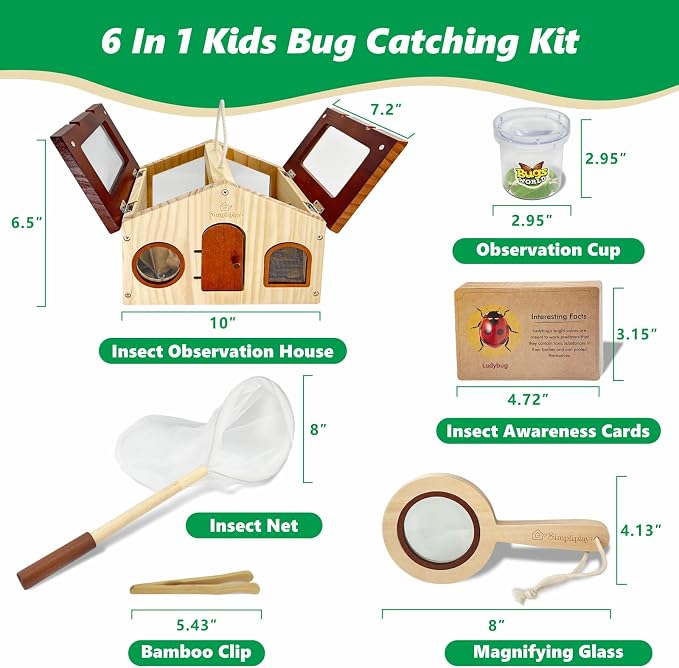SimpliPlay Kids Explorer Kit & Bug Catcher for Kids, Outdoor Toys - Image 6
