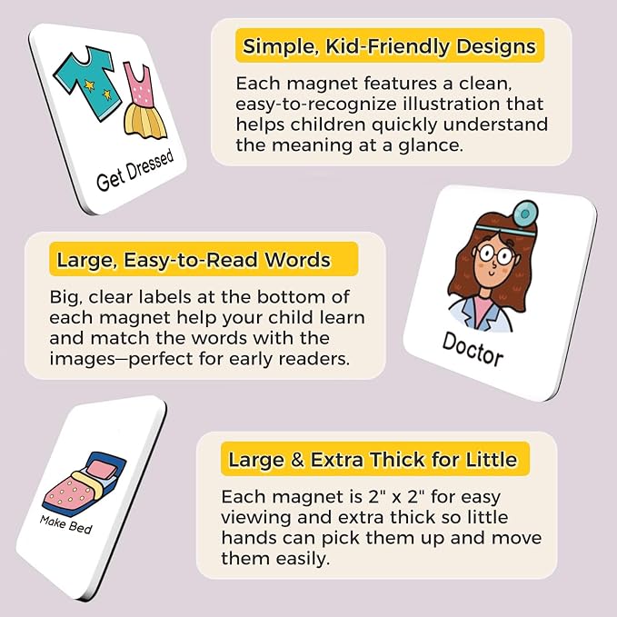 Magnetic Visual Schedule for Kids - Image 5