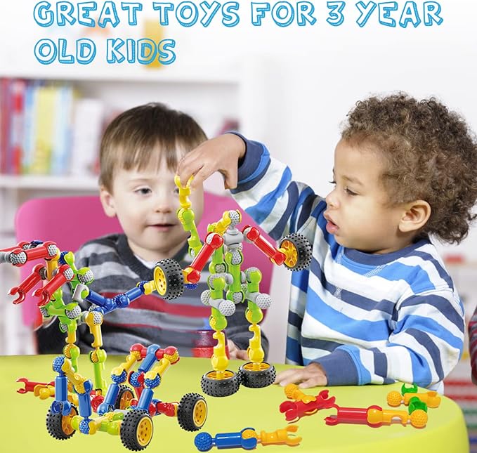 Building Toys for Kids Ages 4-8, STEM Toys for 3 4 5 6 7+ Year Old Boy Gift - Image 4