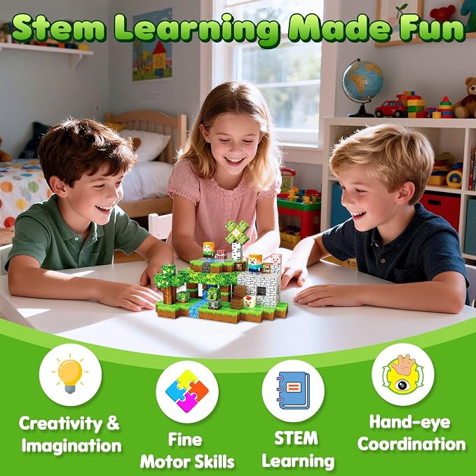150PCS Magnetic Blocks, Building Cubes, Boys Kids Gifts Toys - Image 7