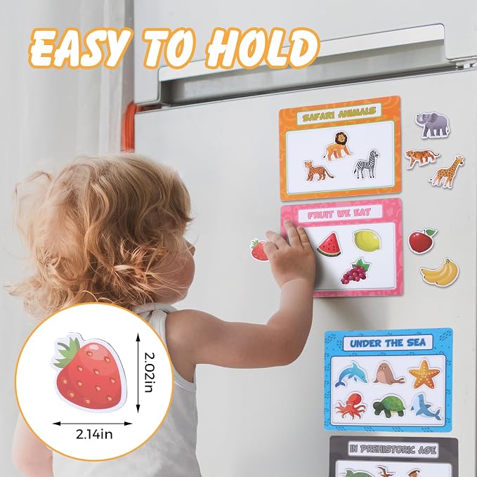10PCS Magnetic Sorting Toy for Kids, Category Fridge Magnets for Kids - Image 3