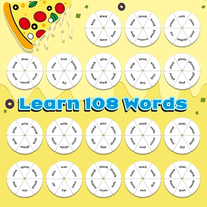 Blends & Digraphs Phonics Games for Kids, Learn to Read Phonics Flash Cards, Sight Words Word Games Spelling Reading Games, Speech Therapy Toys Kindergarten Preschool Learning Activities - Image 4