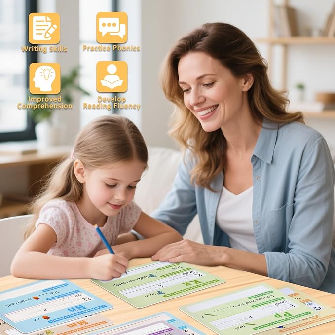 Alphabet & Number Practice Dry Erase Sheets A-Z Letters & Numbers 1-10 | Perfect for Preschool, Homeschool & Kindergarten - Image 3
