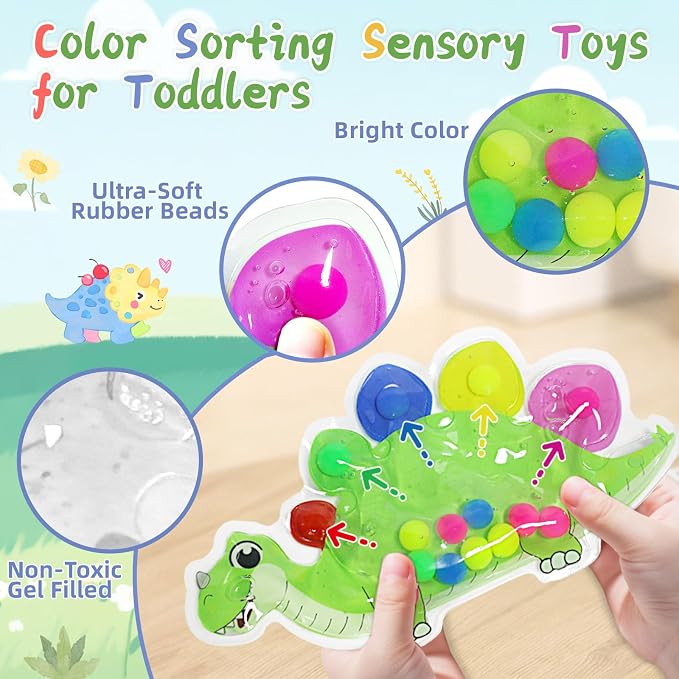 2pcs Color Sorting Sensory Toys, Montessori Toys for 3+ Year Old - Image 2