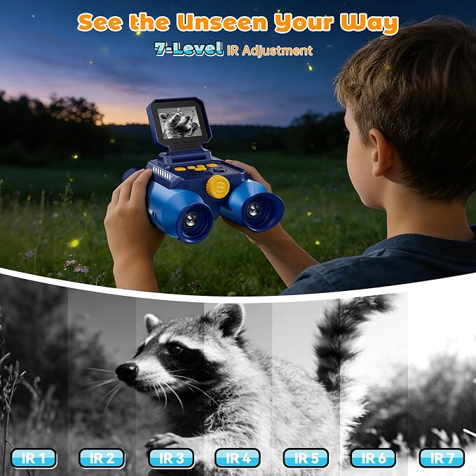 Binoculars for Kids with Night Vision - 48MP FHD Digital Camera Telescope - Image 4