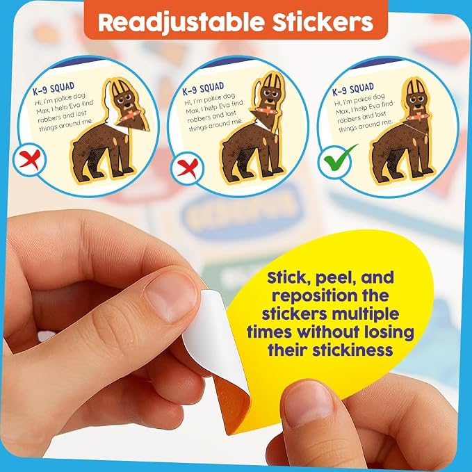 Funcils Paint by Sticker Book for Kids Ages 4-8, 30 Color Sticker by Number - Image 6