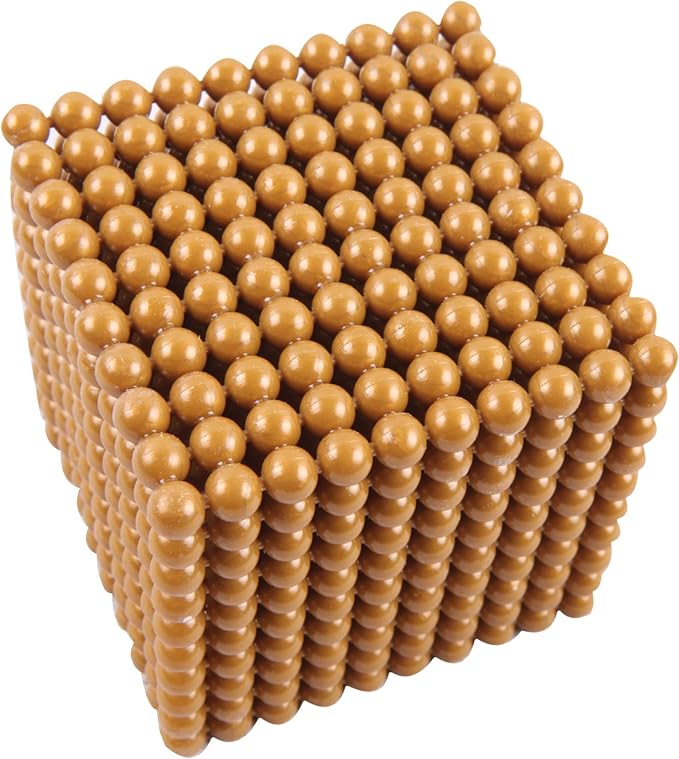 Golden Math Bead Material - Montessori Number Learning Educational Gifts for Kids - Image 2