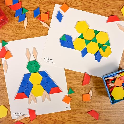LEARNING ADVANTAGE Pattern Block Cards, Set of 20 - Image 5