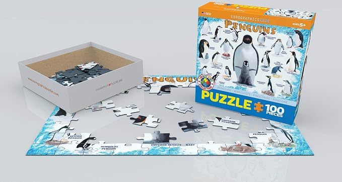 Penguins 100 Piece Jigsaw Puzzle - Image 3