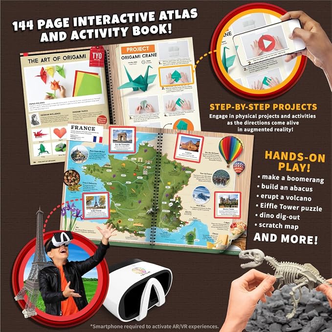 Abacus Brands Professor Maxwell's VR Atlas - Science Kit for Kids 8-12 - Image 3
