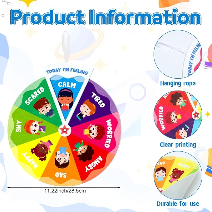 Marspark Feeling Wheels, Educational Learning Activities for Kids - Image 2
