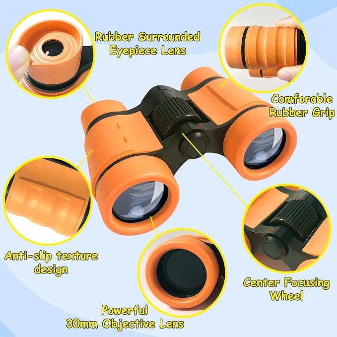 ESSENSON Kids Explorer Kit - Adventure Kit for Kids, Outdoor Explorer Kit with Binoculars, Summer Outdoor Toys for Kids Ages 4-8 - Image 3