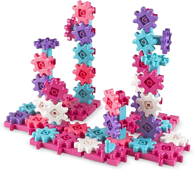 Learning Resources Gears Deluxe Building Set, Pink - Image 2