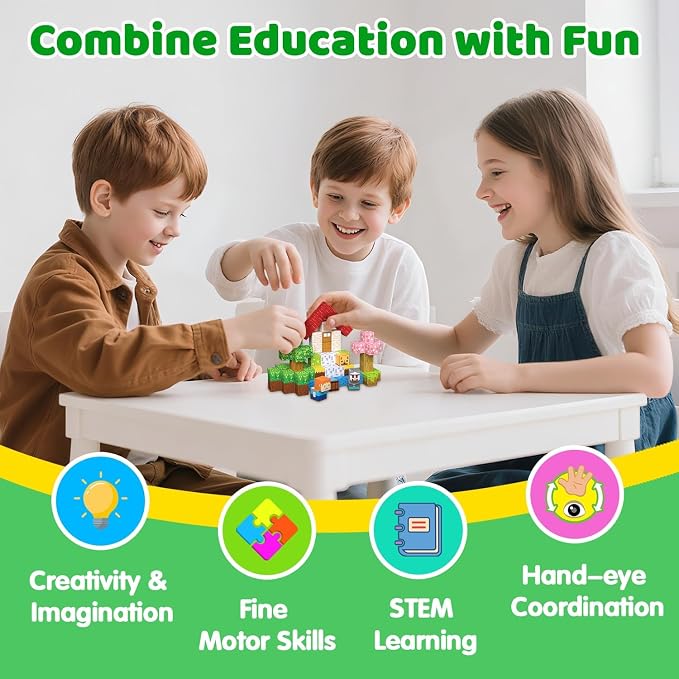 300PCS Magnetic Blocks, Building Cubes, Boys Kids Gifts Toys - Image 6