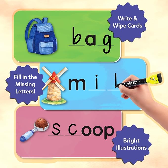 Skillmatics Spell Smarter Flash Cards – Back to School, Phonics & Spelling - Image 7
