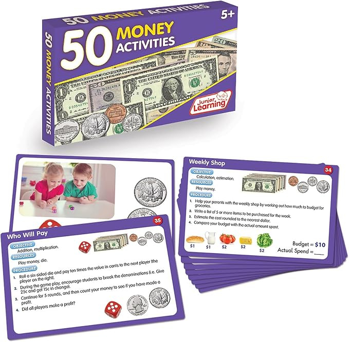 Junior Learning 50 Money Activities by JuniorLearning