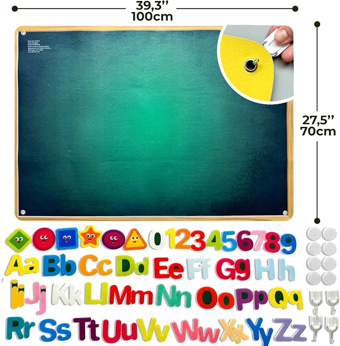 ABC Felt Board for Kids 3-5 Years Old - Preschool Learning Activities - Image 2