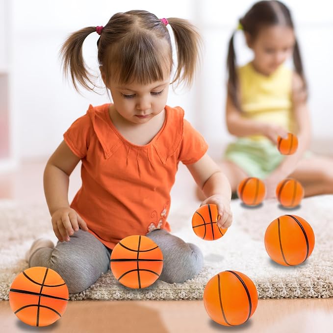 30PCS Large 2.5inch Squeeze Basketball Ball,Stress Sports Ball - Image 4