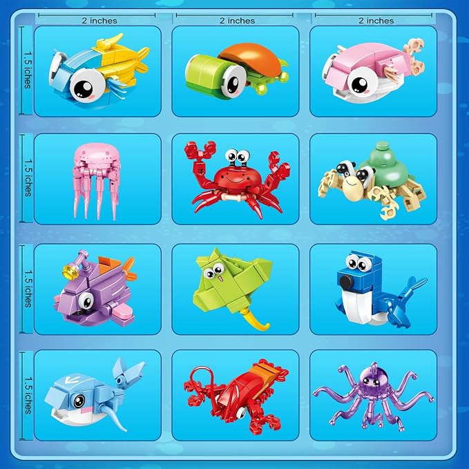 BRICHBROW 24 Pack Mini Building Block Sets Party Favors for Kids - Image 6