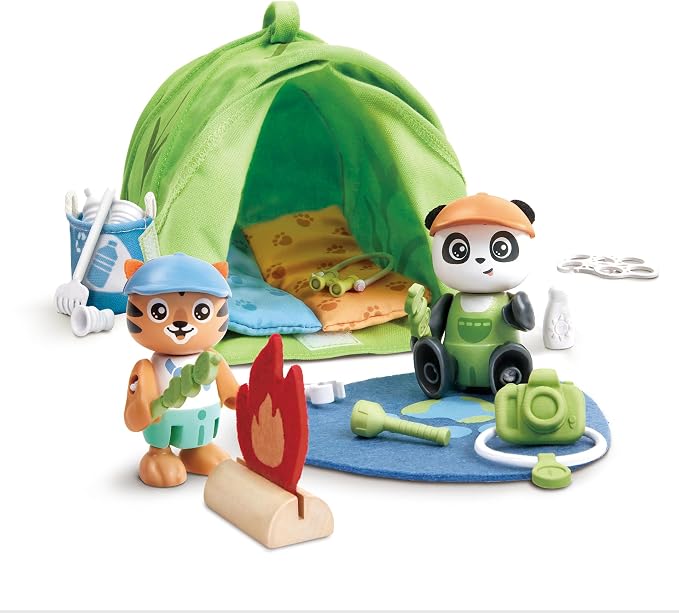 Hape Eco-Camping Playset, Green Planet Explorers | Pretend Outdoor Toys for Kids, for Children Ages 3+ Years by Unknown