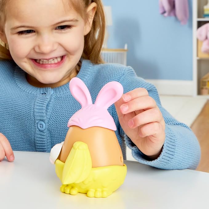Potato Head Bunny & Chick Tots with 12 Mix and Match Pieces, Two 3-Inch Potato Bodies with 10 Accessories, Preschool Toys for Girls and Boys 2+ – Easter Basket Stuffers - Image 11