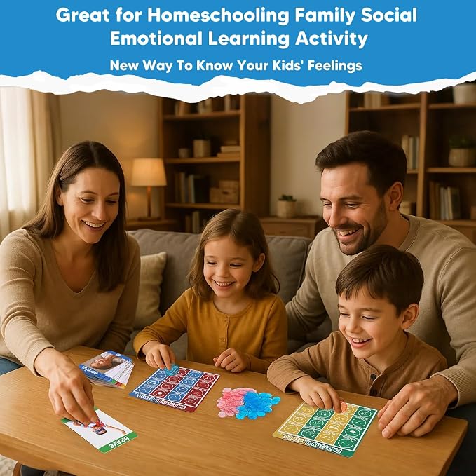 Garybank Emotional Bingo Game for Kids Social Skill Learning, Age 5+ - Image 6