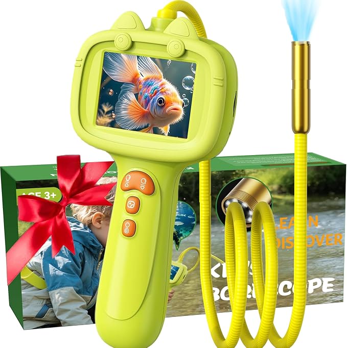 Kids Borescope Camera, STEM Learning Toy for 3+ Years Old Boys Girls by Daxiongmao