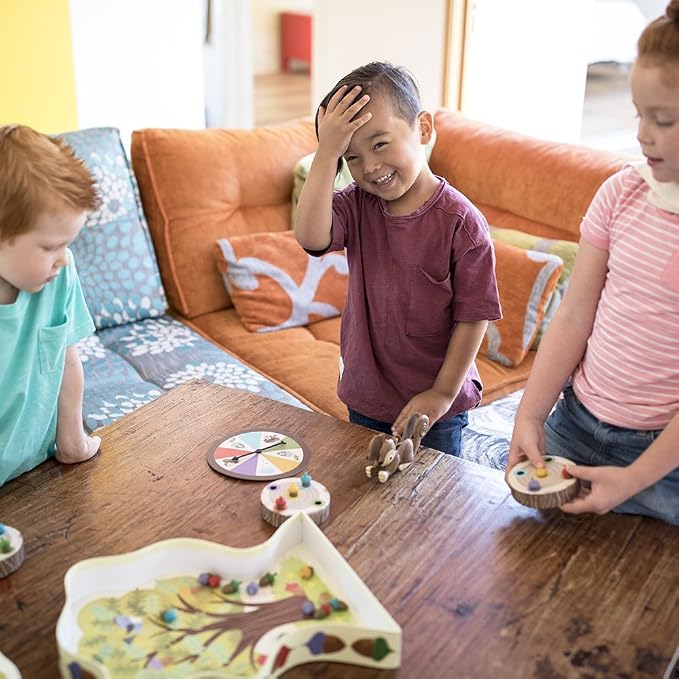 Educational Insights The Sneaky, Snacky Squirrel Game - Toddler Board Games for 3 Year Olds, Fine Motor Skills Toys for Toddlers, Color Matching Preschool Games, Tweezer Tool Fine Motor Game - Image 5