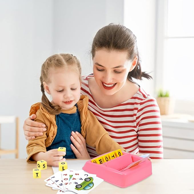 Fenikso Matching Letter Game, Alphabet Spelling & Reading Words, Objects & Color Recognition, Early Learning Educational Toy for Preschooler & Kindergarten Kids Over 3-8 Years Old, Best Gifts - Image 7