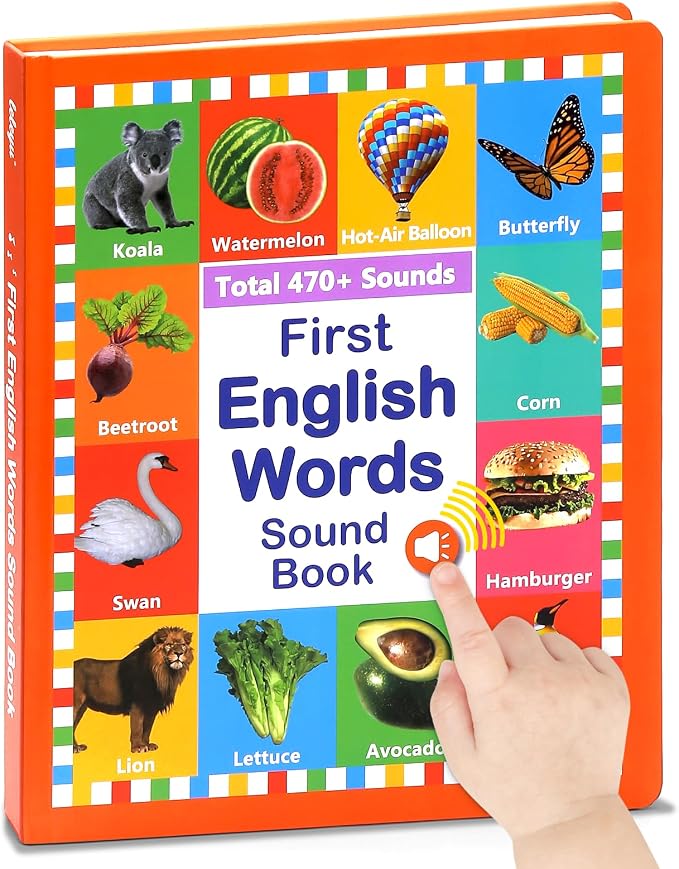 My First English Words Sound Book, 470+ Sounds, 21 Topics, Ages 2-5 by Unknown