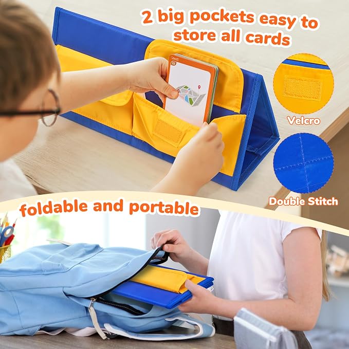 Gamenote CVC Word Builder Pocket Chart, Phonics Cards for Kindergarten - Image 4