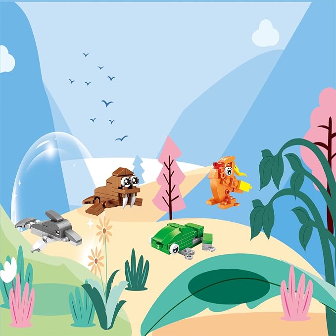 BRICHBROW 24 Pack Mini Animal Building Sets for Kids 6-12 - Image 5