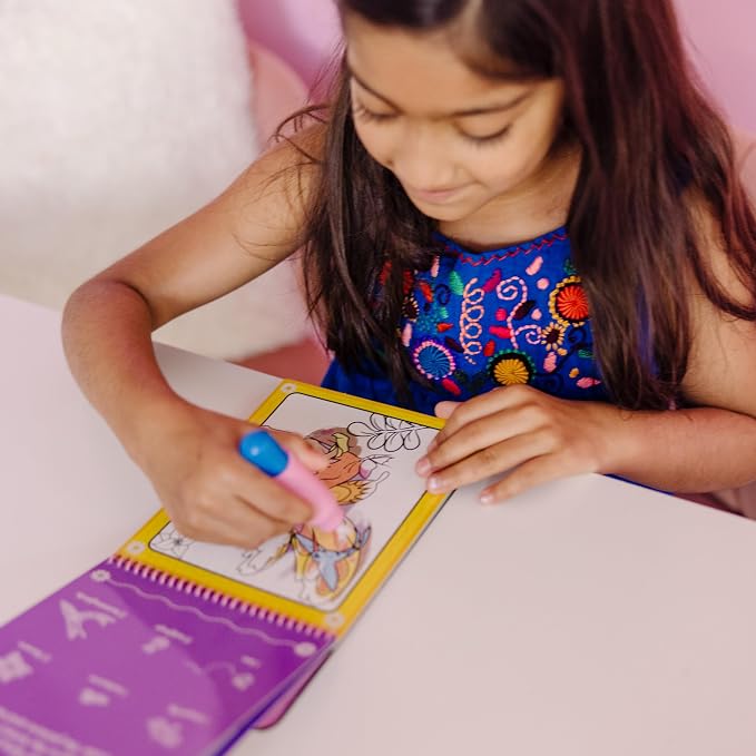 Melissa & Doug On The Go Water Wow! Mess Free Coloring Book, Reusable Water-Reveal Activity Pad, Fairy Tale, Travel Toys, Party Favors, for Toddlers & Kids Ages 3+ - FSC Certified - Image 6
