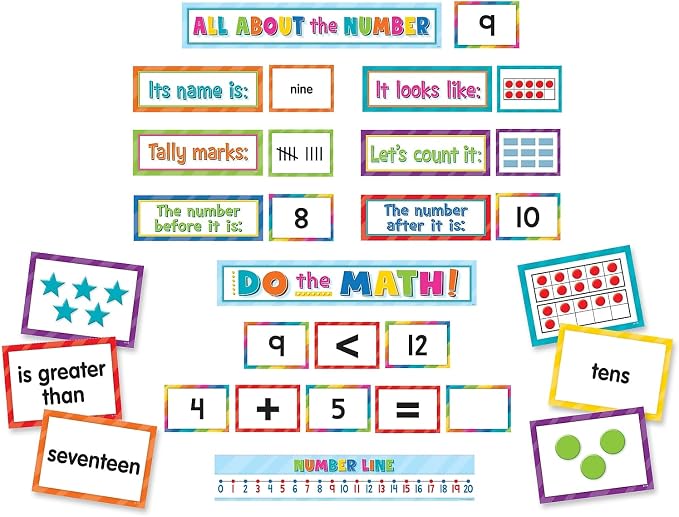 Teacher Created Resources Numbers, Counting & More Pocket Chart Cards (TCR20847) by TeacherCreatedResourcesOS