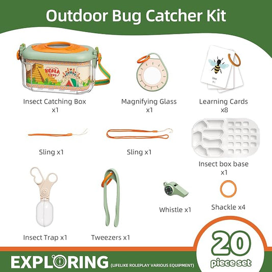 Bug Catcher Kit for Kids,STEM Outdoor Exploration Set（Ages 3+） - Image 2
