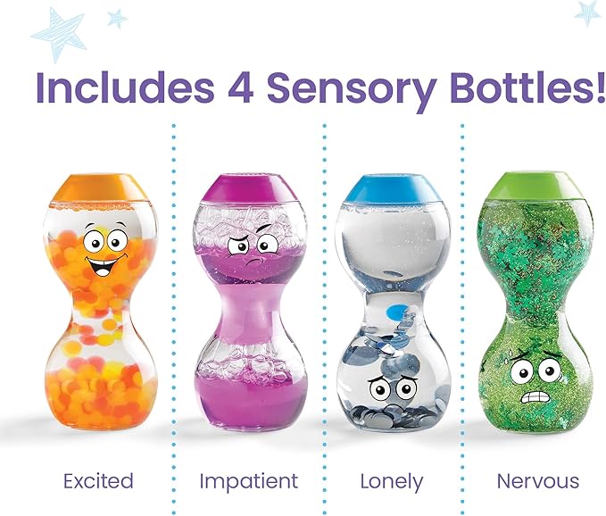 hand2mind Express Your Feelings Sensory Bottles- Secondary Emotions - Image 2