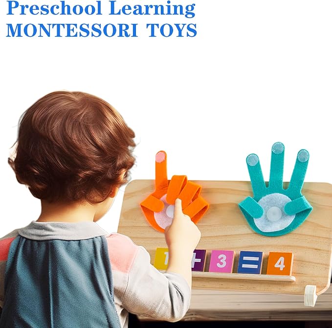 Montessori Toys for 3 4 5 Year Old,Double-Sided Preschool Learning Toys for Toddlers age 2-4,Educational Math manipulatives Number Counting Blocks for Kids,Christmas Stocking Stuffers for Boys Girls - Image 3