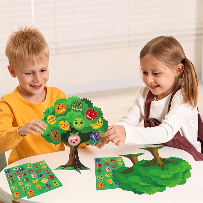 HARKOHACO 36 Set Fruit of The Spirit Trees Make Your Own Bible Accents Tree - Image 2