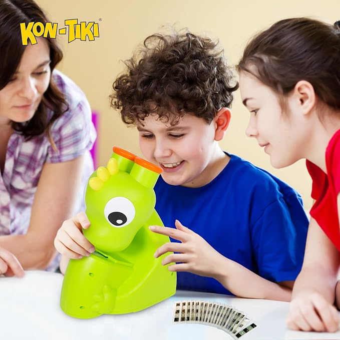 KON-TIKI Kids Dinosaur Microscope Viewer, Image Viewer with Stereo Goggles, 20 Micro Film Slides, 60 Science Images, LED Light, Q&A Learning Booklet, Educational STEM Toy Gift for Boys & Girls Age 3+ - Image 5