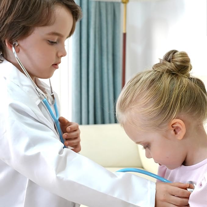 Phobby Kids Stethoscope Toy for 3 4 5 Years Old, 10 Pack - Image 7
