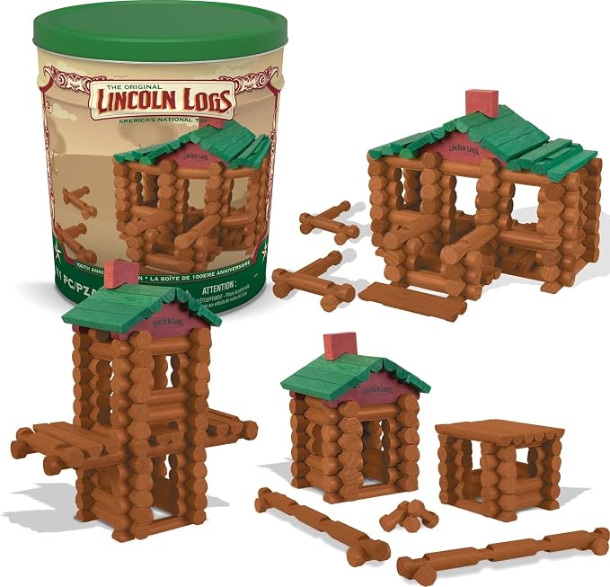 Lincoln Logs 100th Anniversary Tin by LINCOLNLOGS